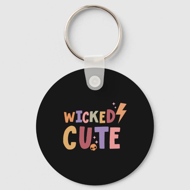 wicked cute halloween keychain (Front)