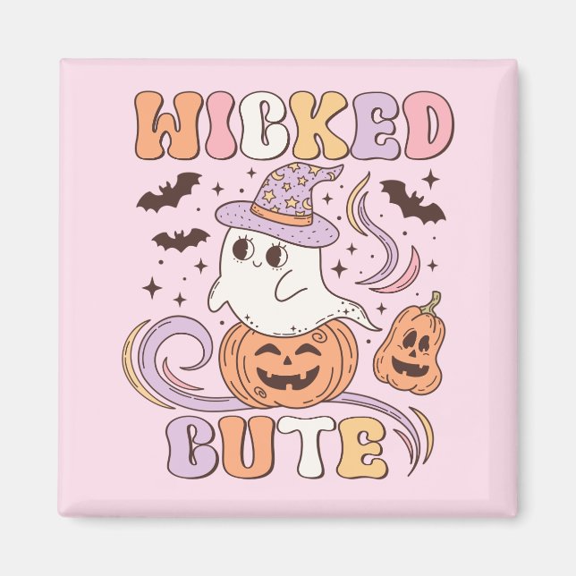 Wicked Cute Halloween Magnet (Front)
