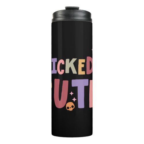 wicked cute halloween thermal tumbler