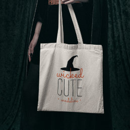 Wicked Cute Personalized Halloween Tote Bag