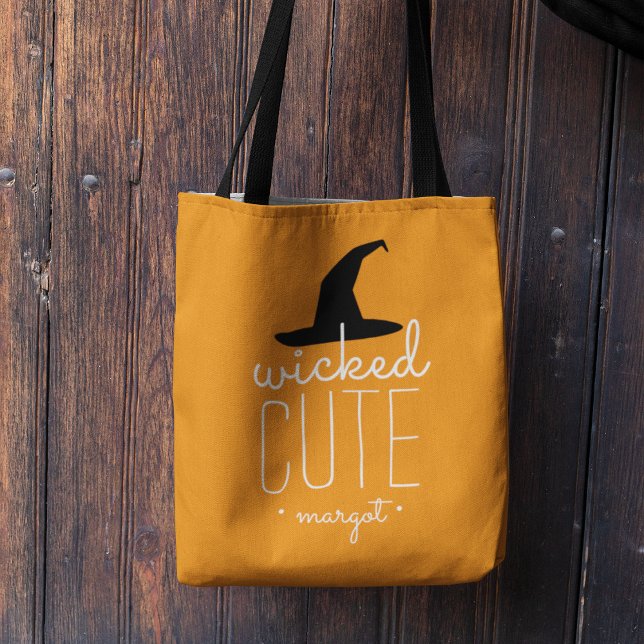 Wicked Cute Personalized Halloween Tote Bag (Creator Uploaded)