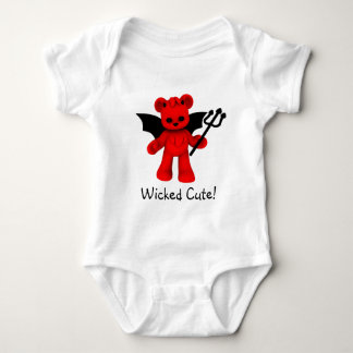 Wicked Cute Teddy Bear Baby Baby Bodysuit