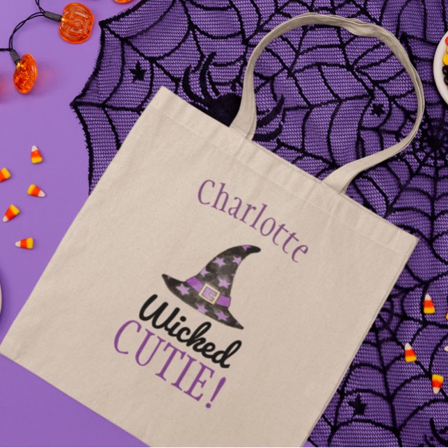 Wicked Cutie Personalized Halloween Tote (Creator Uploaded)