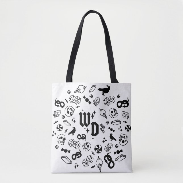 Wicked Darlings Book Club Tote Bag (Front)