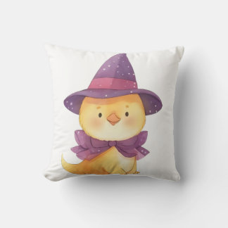 Wicked Ducky Throw Pillow