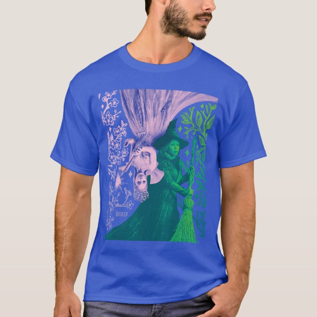 Wicked For Good Glinda and Elphaba in Perfect Cont T-Shirt (Front)