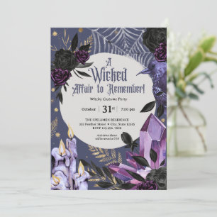Wicked Garden Halloween Party Invitation