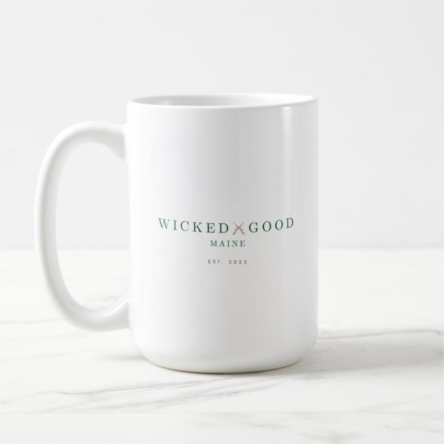 Wicked Good Maine - Rifle w/ Scope - Hunting Mug (Left)