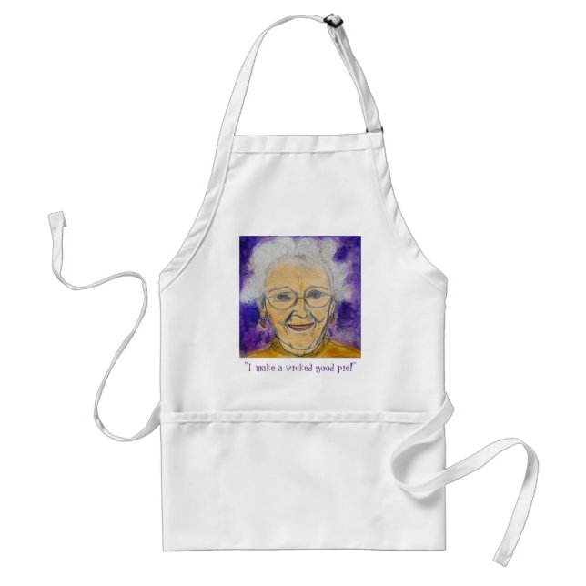Wicked Good Pie Adult Apron (Front)