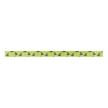 Wicked Good Pink & Green Witchy Satin Ribbon