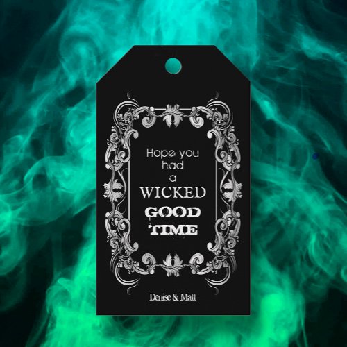 Wicked Good Time Halloween Favor Gift Tags