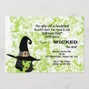 Wicked Good Time Halloween Party Invitation