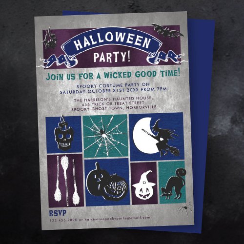 Wicked Good Time Halloween Party Invitation