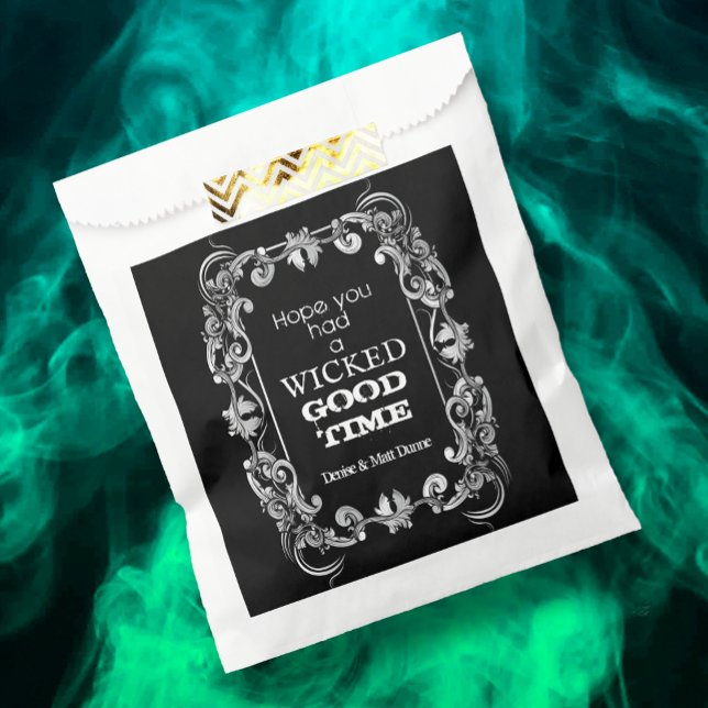 Wicked Good Time Halloween Treats Favor Bag (Creator Uploaded)