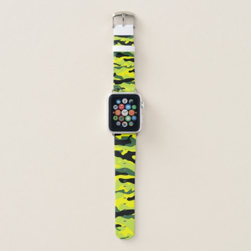 Wicked Green Camo Urban Gear Apple Watch Band
