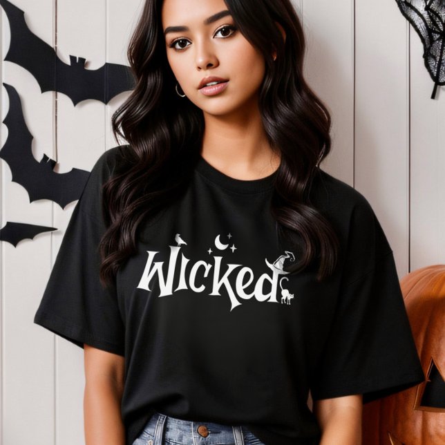 Wicked Halloween Funny Witch  T-Shirt (Halloween Wicked Witch Funny T-Shirt)