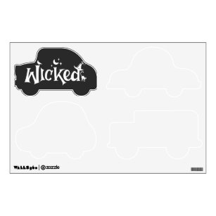 Wicked Halloween Funny Witch  Wall Decal