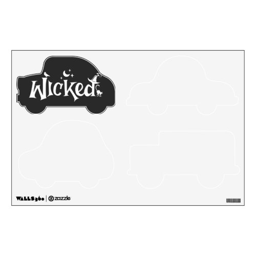 Wicked Halloween Funny Witch  Wall Decal