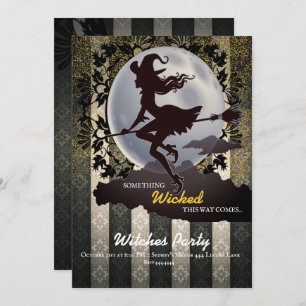 Wicked Halloween Party Invitations