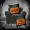 Wicked Happy Halloween Black  Orange Pumpkin