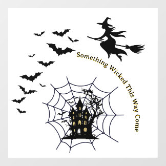 Wicked HauntedWindow Cling