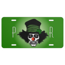 Wicked Irish Skeleton Clown Monogram