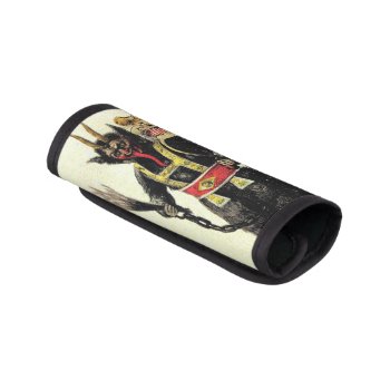 Wicked Krampus Scary Demon Holiday Christmas Xmas Luggage Handle Wrap by Then_Is_Now at Zazzle