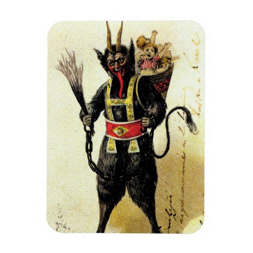 Wicked Krampus Scary Demon Holiday Christmas Xmas Magnet