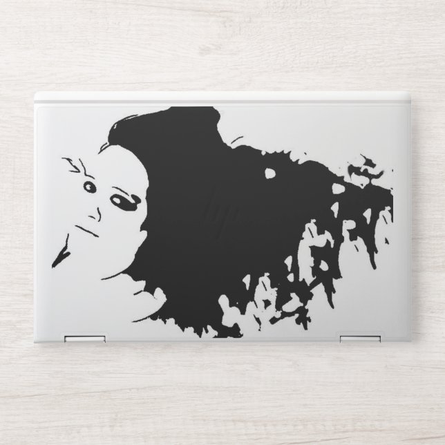 Wicked Mane HP Laptop Skin (Front)