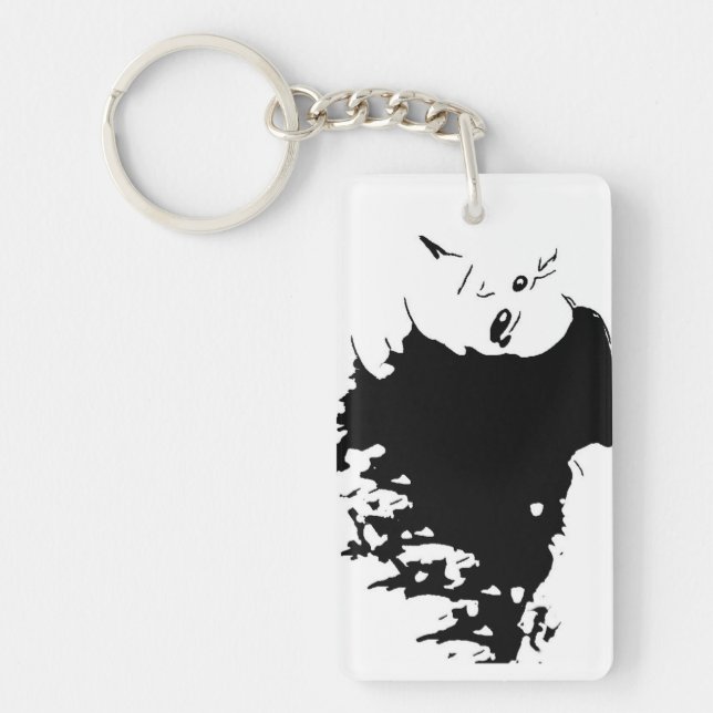 Wicked Mane Keychain (Front)