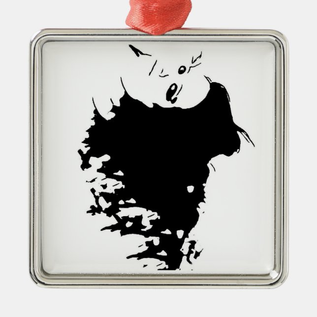 Wicked Mane Metal Ornament (Front)