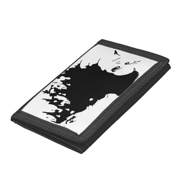 Wicked Mane Trifold Wallet (Bottom)