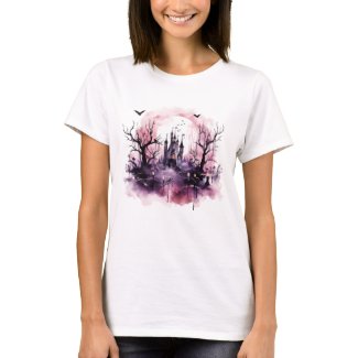 Wicked Mansion: Haunted House Inspired Fashion T-Shirt
