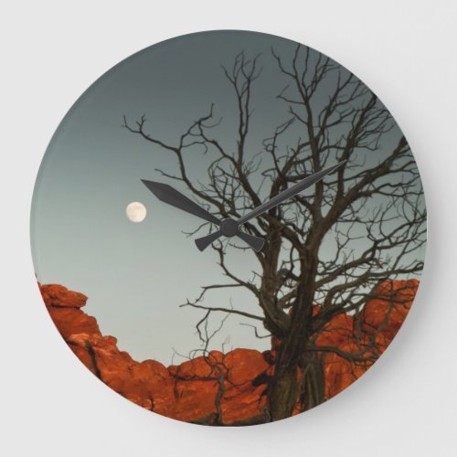 Wicked Moon Large Clock