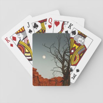 Wicked Moon Playing Cards by AuraEditions at Zazzle