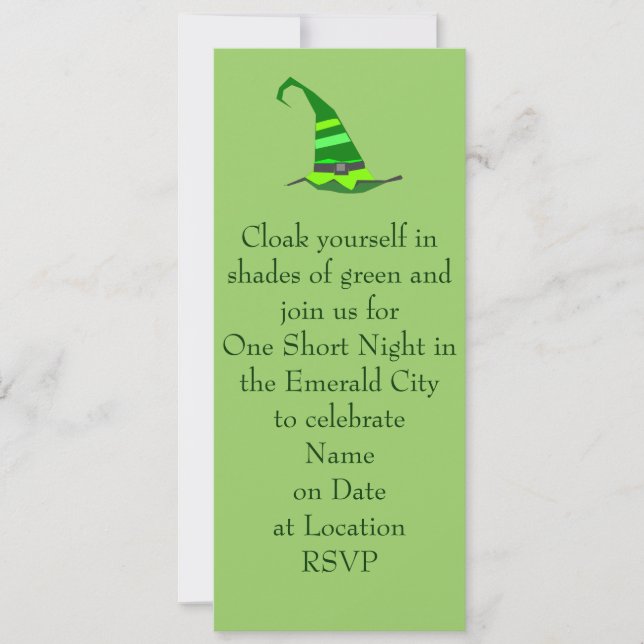 Wicked Party invitation (Front)