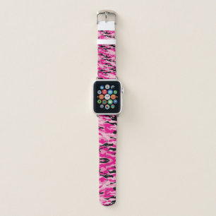 Wicked Pink Camo Apple Watch Band