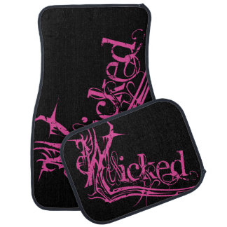 Wicked Pink Car Mats Set Of 4