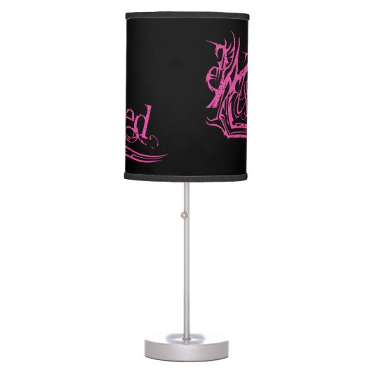 Wicked Pink Table Lamp (Front)