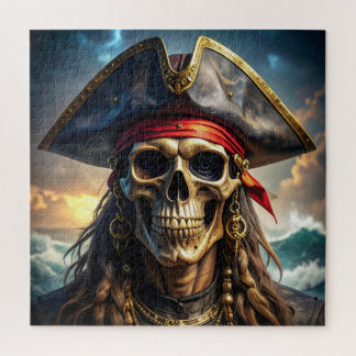 Wicked Pirate Skull Puzzle