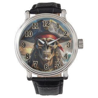 Wicked Pirate Skull Watch