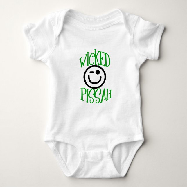 Wicked Pissah ! Baby Bodysuit (Front)