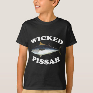 Wicked Pissah Bluefin Tuna Illustration Fishing An T-Shirt