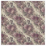 Wicked Plum Petals – Gothic Dense Tile Fabric