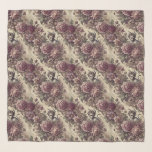 Wicked Plum Petals – Gothic Victorian Square Scarf<br><div class="desc">Beneath blooms of dusky plum and pale blush, a horned figure lurks—watchful, wicked, and unbothered by your gaze. Wicked Plum Petals swirls baroque scrolls and seductive florals into a haunting tableau, where beauty coils around menace like perfume around flame. Perfect for those who prefer their elegance with horns and their...</div>