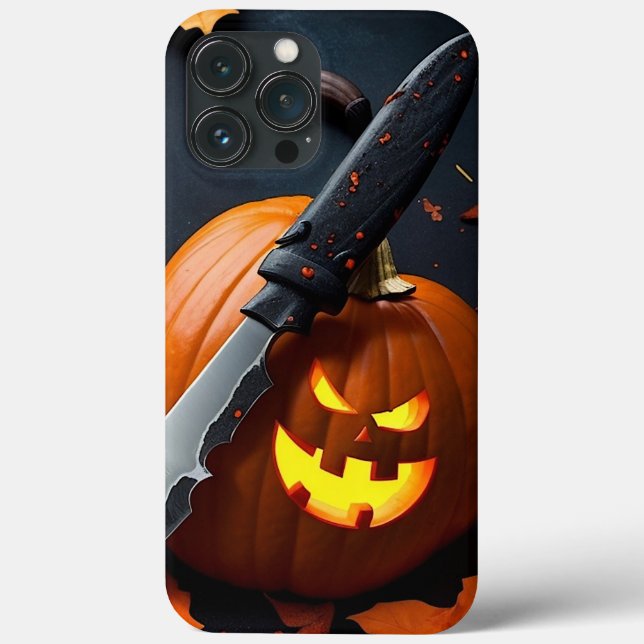 Wicked Pumpkin Phone Case (Back)
