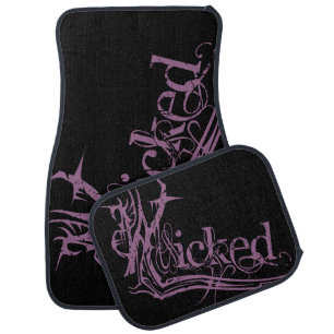 Wicked Purple Car Mats Set Of 4