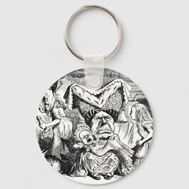 Wicked Queen, Baby, Cook and Alice Keychain (Front)