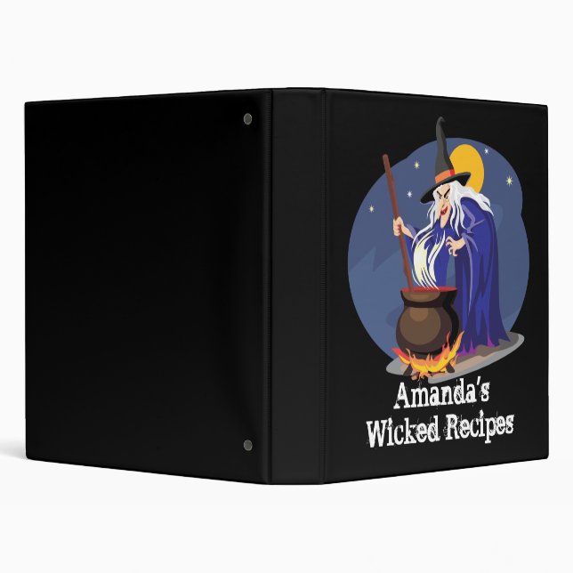 Wicked Recipe Book Binder (Background)