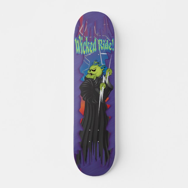Wicked Ride Skateboard Deck (Front)